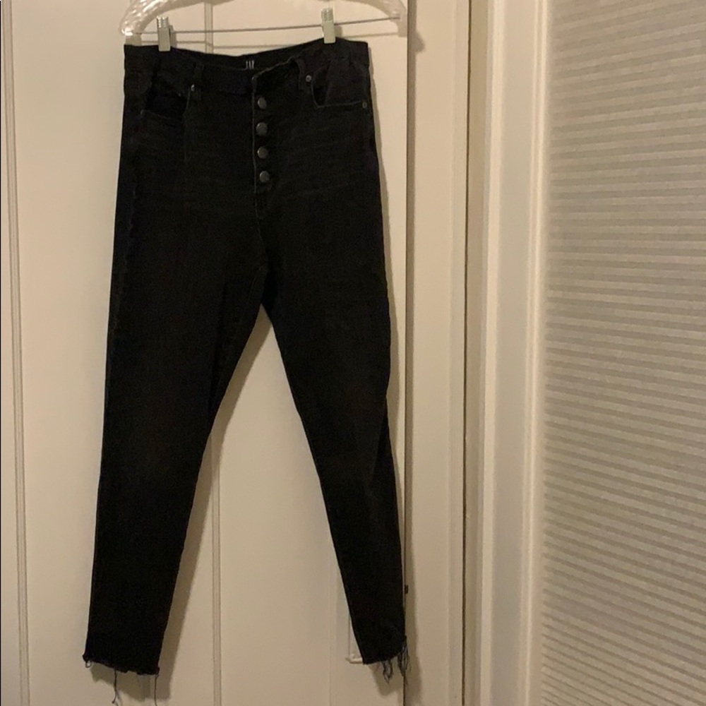 Gap True Skinny Black Jeans